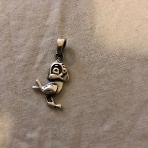 Sterling Silver Bird Pendant